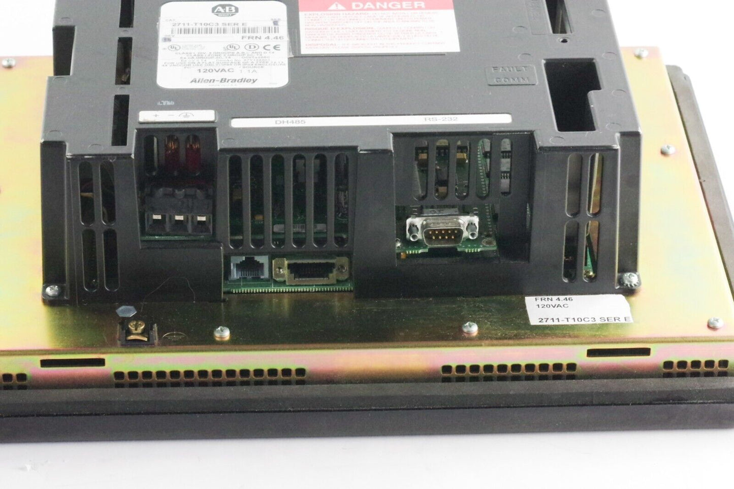 Allen Bradley 2711-T10C3 Ser E Rev B FRN 4.46 Panelview 1000 Terminal