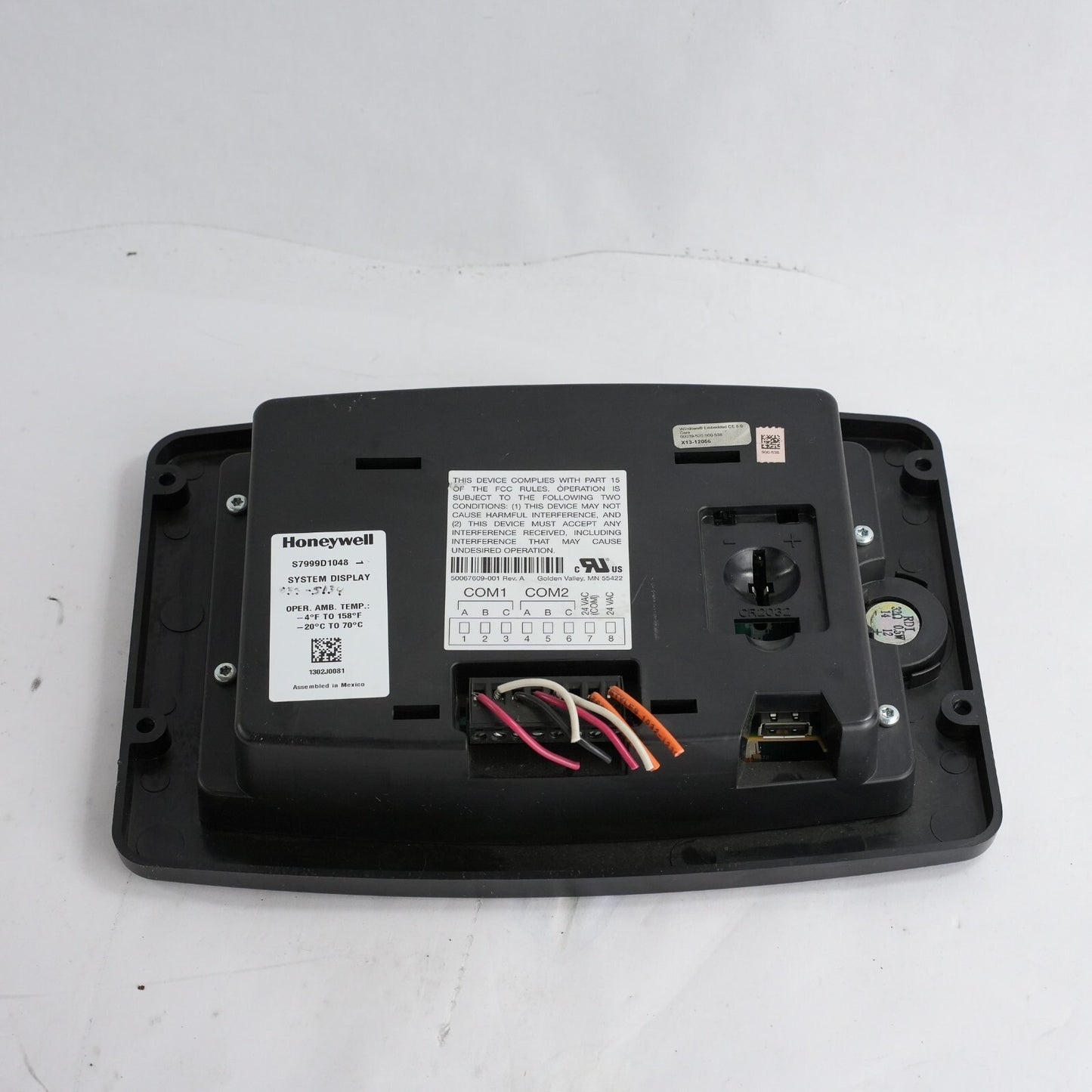 Honeywell S7999D1048 Display Screen