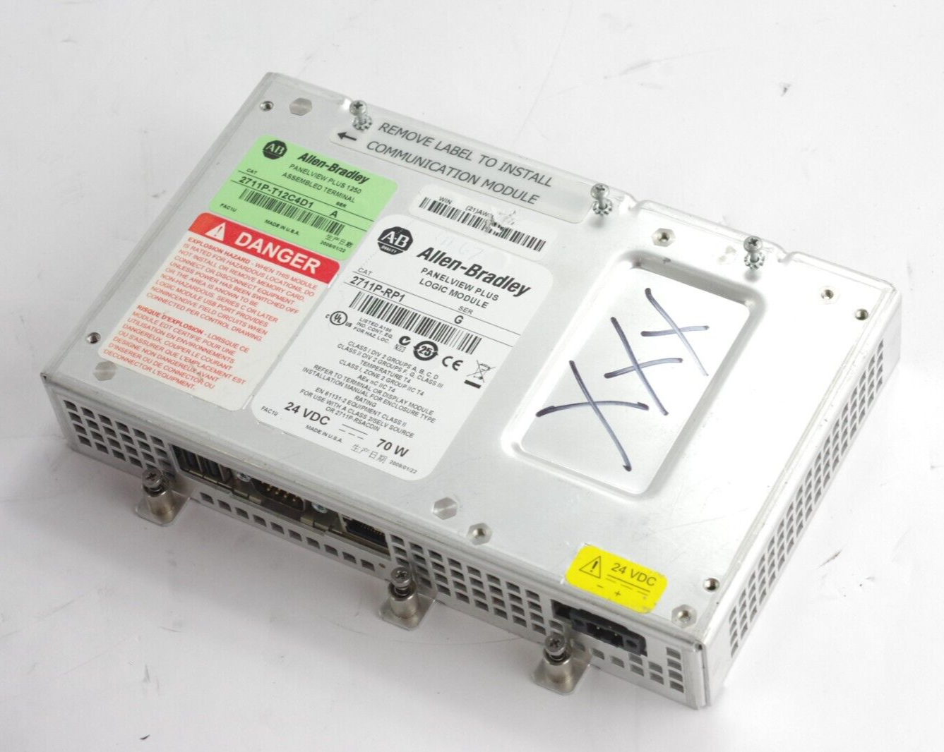 Allen Bradley 2711P-RP1 Ser G Panelview 1000 Logic Module 2711PRP1 /G 2009