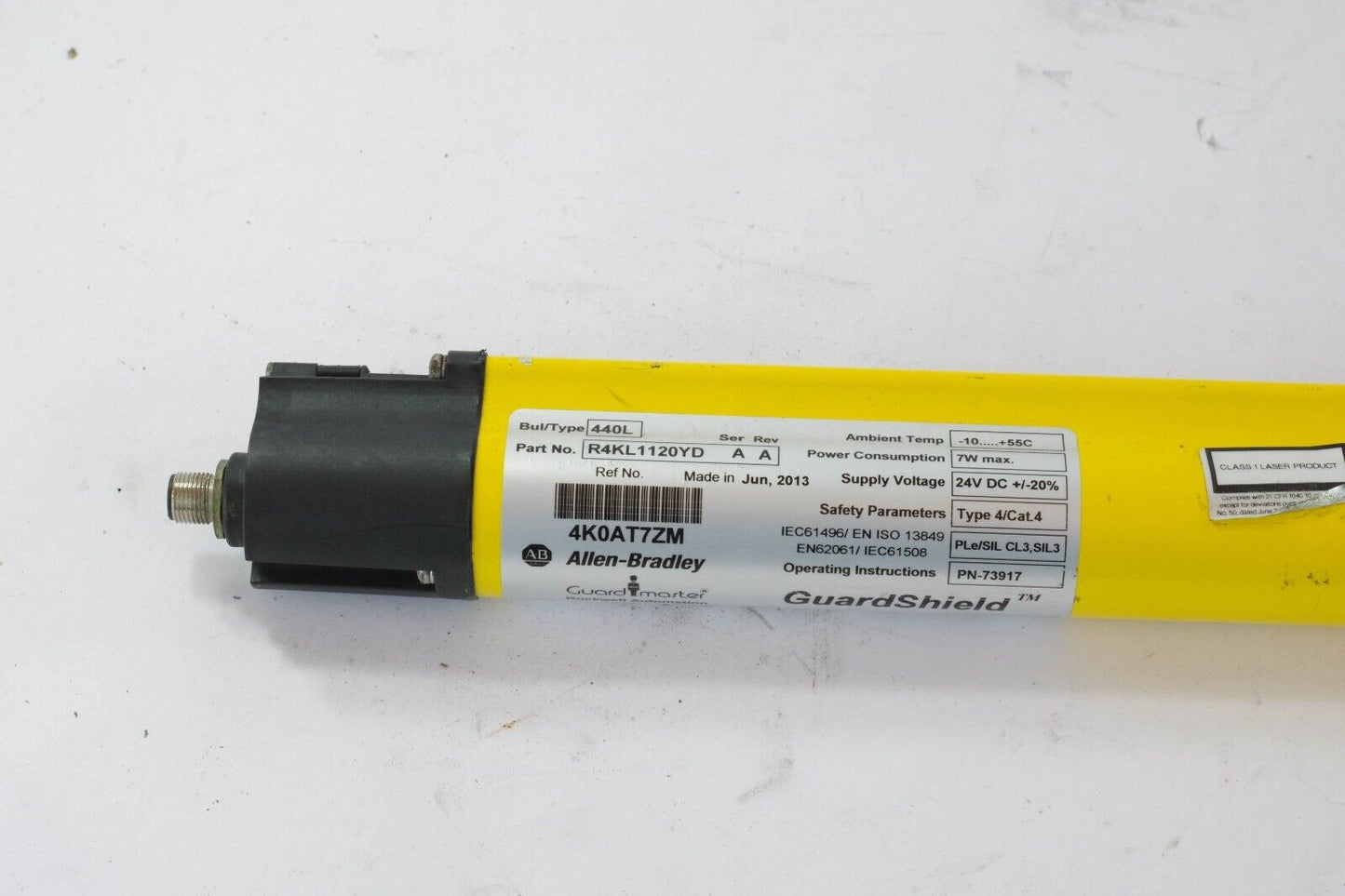 ALLEN-BRADLEY 440L R4KL1120YD GUARDSHIELD LIGHT CURTAIN - Damaged