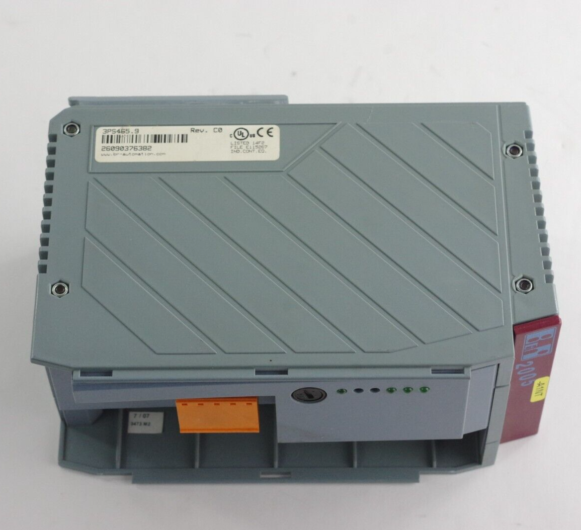 B&R Automation 3PS465.9 Power Supply Module 24VDC 50W w/Expansion Slot