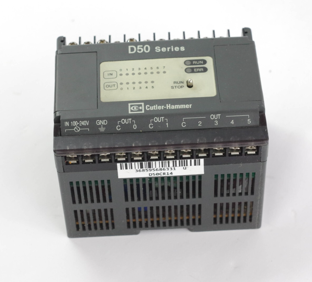 Cutler-Hammer D50CR14 Controller 115/230V Power 24VDC I/O