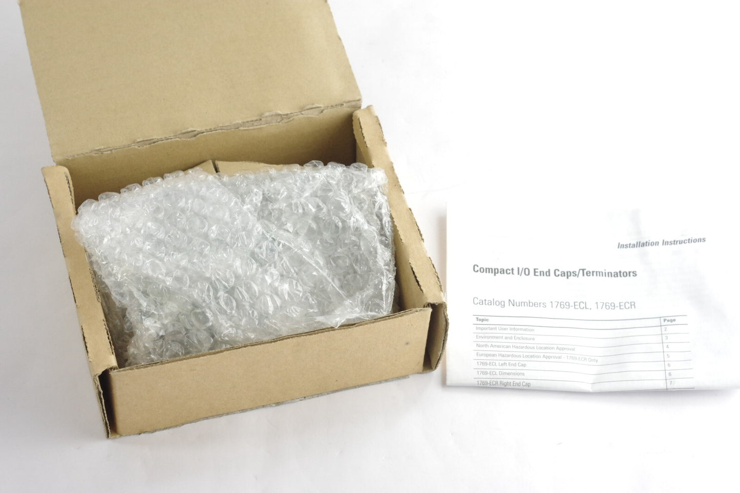 Allen Bradley 1769-ECR /A Compact I/O Right End Cap - Open Box