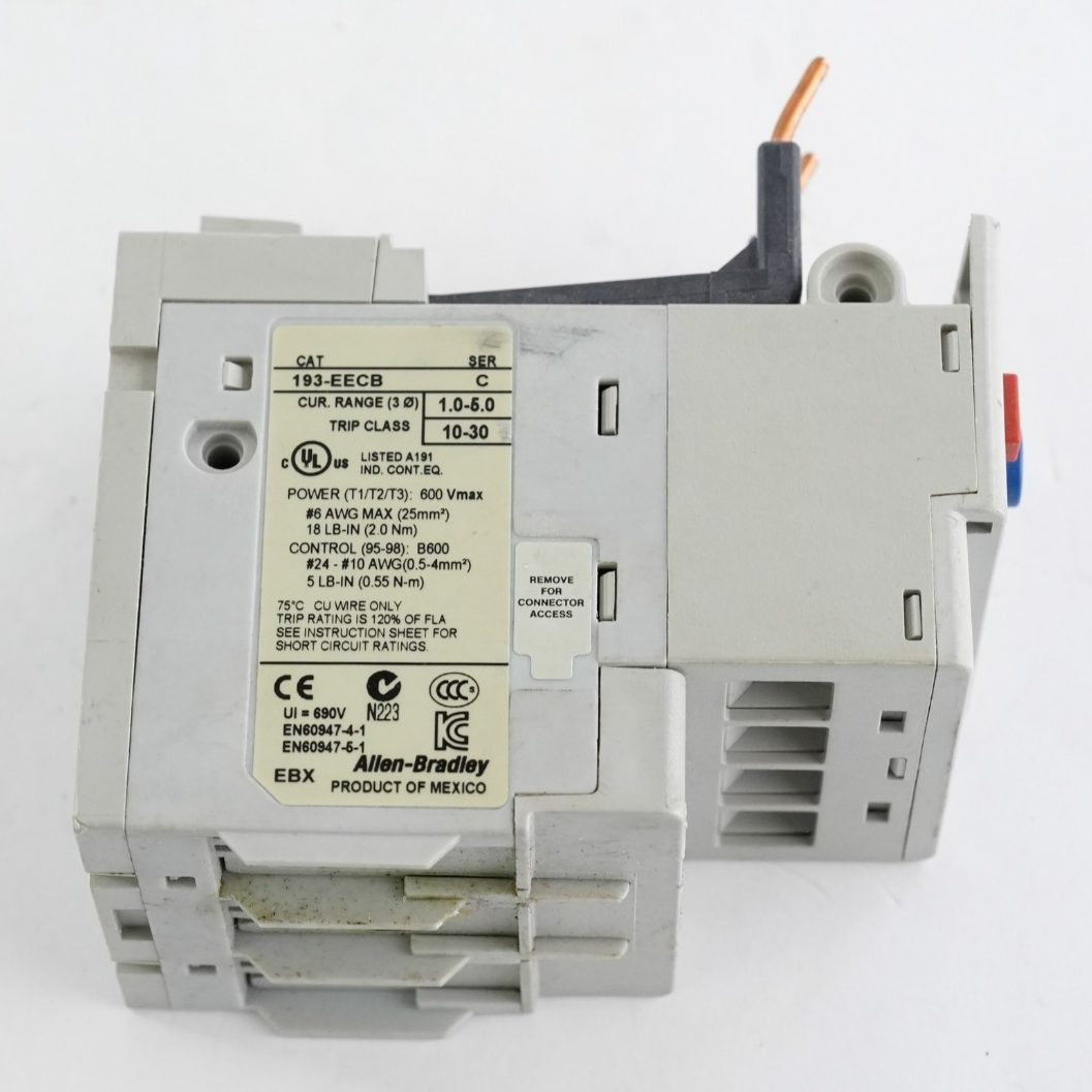 Allen Bradley 193-EECB Series C E1 Plus Overload Relay 600V 1.0-5.0A 193EECB