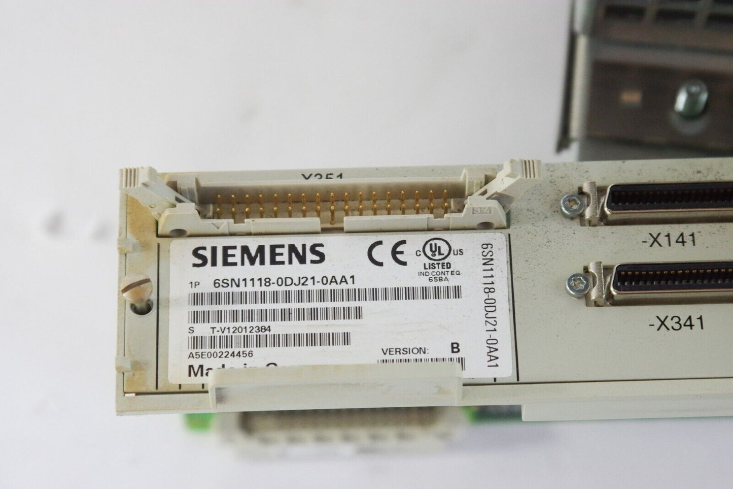Siemens 6SN1118-0DJ21-0AA1 Simodrive Module / 6SN11180DJ210AA1 Version B