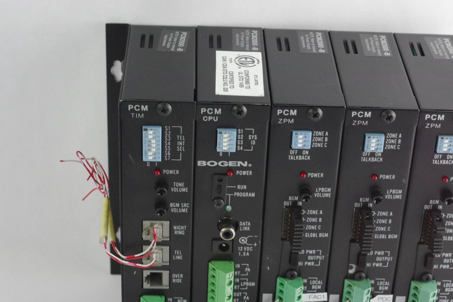 Bogen Communications PCM2000-B 6 Zone Paging System w/Telephone Interface Module