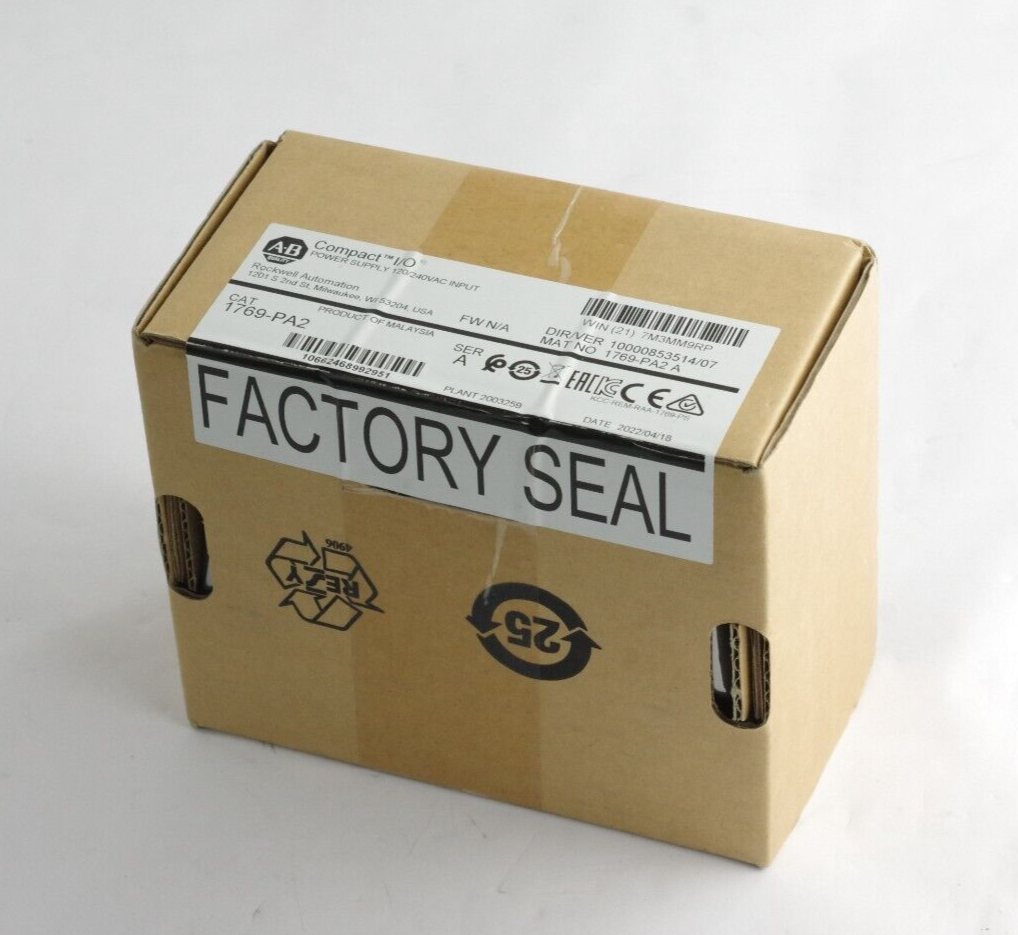 Allen Bradley 1769-PA2 Ser A Compact Power Supply Input Module - Sealed Surplus