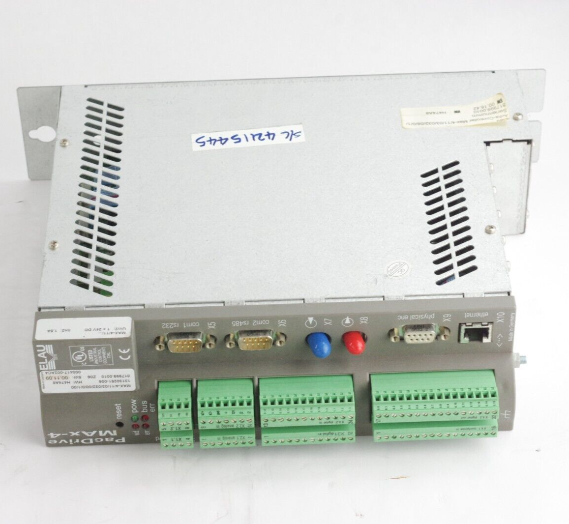 Schneider Electric Elau Pacdrive Servo Controller MAX-4/11/03/032/08/0/1/00 H474