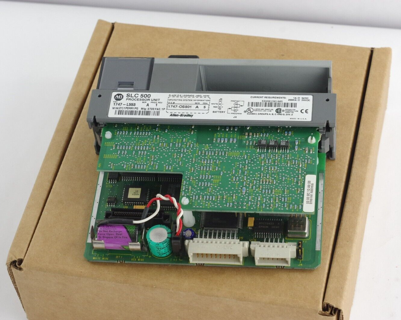 Allen Bradley 1747-L553 Ser A Proc. Rev 1 SLC 500 5/05 Processor Unit + 1 Yr Wty
