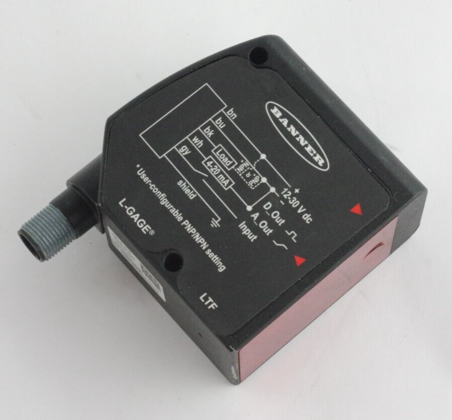 Banner Engineering LTF12IC2LDQ PN-94849 Laser Diffuse Time-Of-Flight Sensor