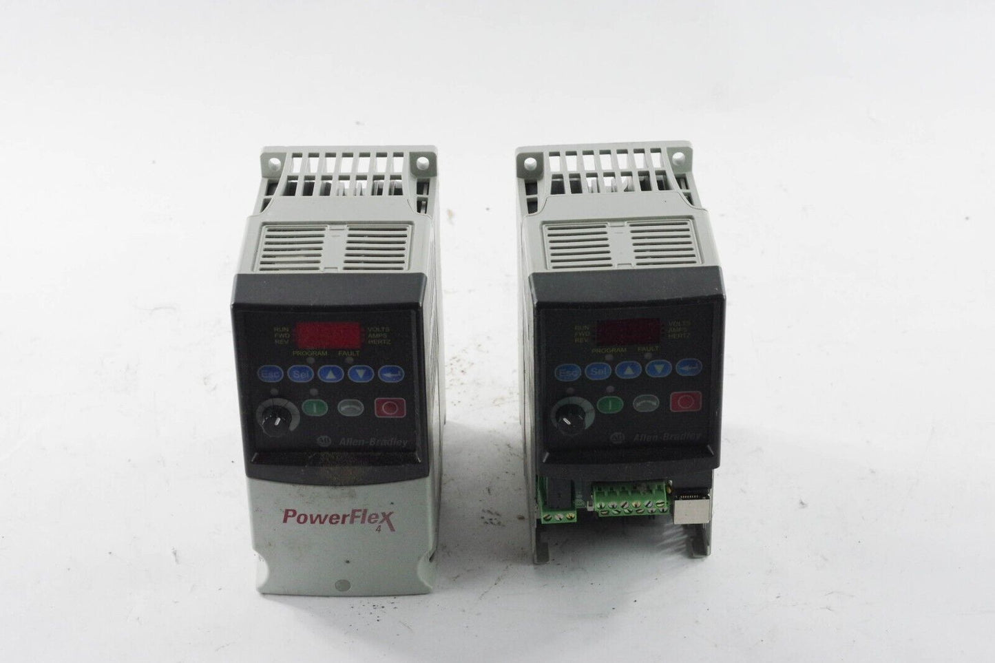 2x ALLEN BRADLEY 22A-A2P3N114 AC DRIVES - For Parts / Repair