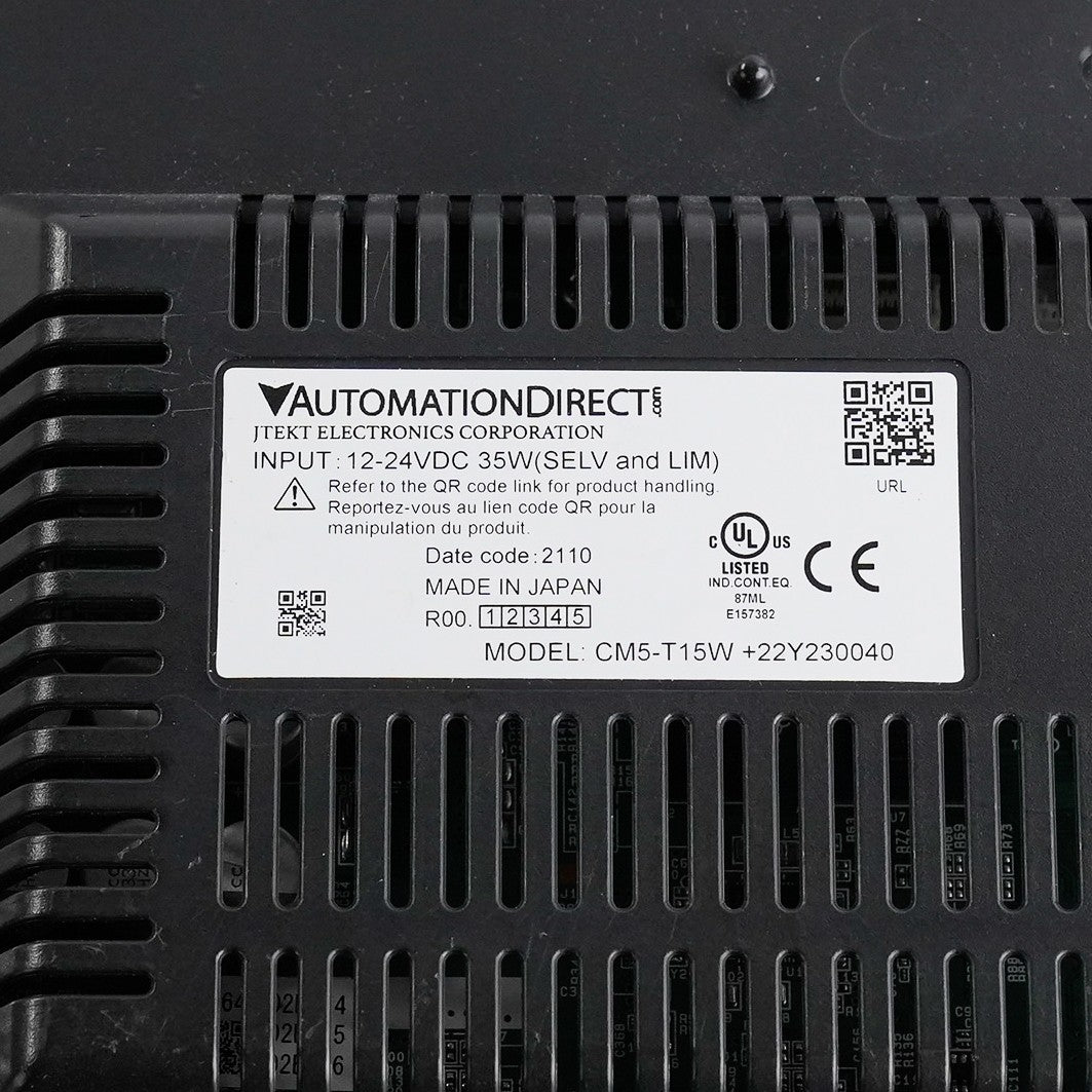 Automation Direct CM5-T15W Terminal CM5T15W 12-24VDC 35W - For Parts
