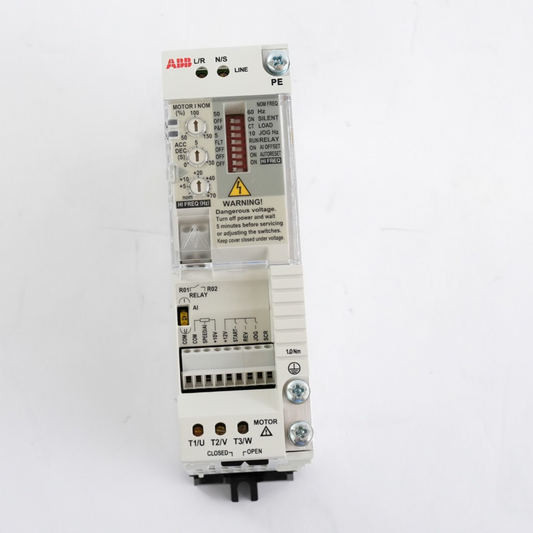 ABB ACS50-01N-02A2-1 110-120V 6.9A 50/60Hz 0.37Kw 1/2HP