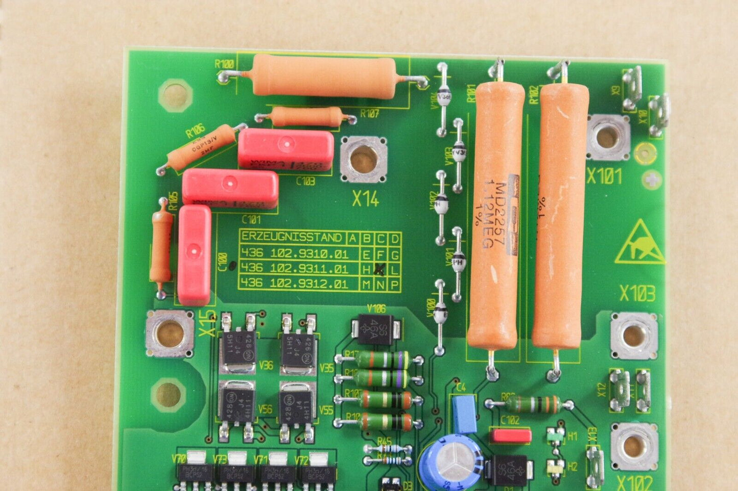 Siemens 436 102.0311.01 Simovert MV IGBT Inverter Board 436102931601 102 0310 01