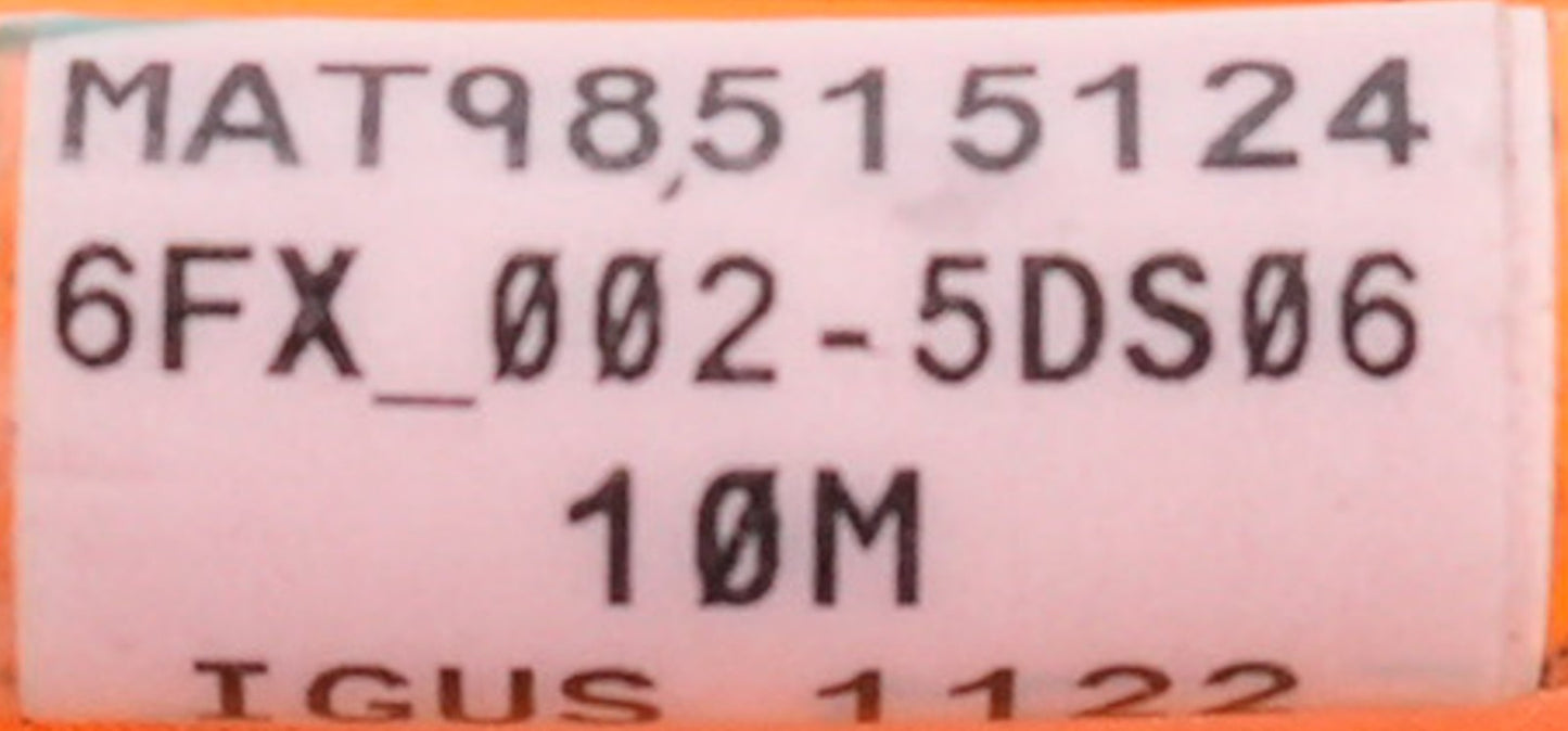 Siemens 6FX_002-5DS06 Power Cable Motion-Connect 6FX0025DS06
