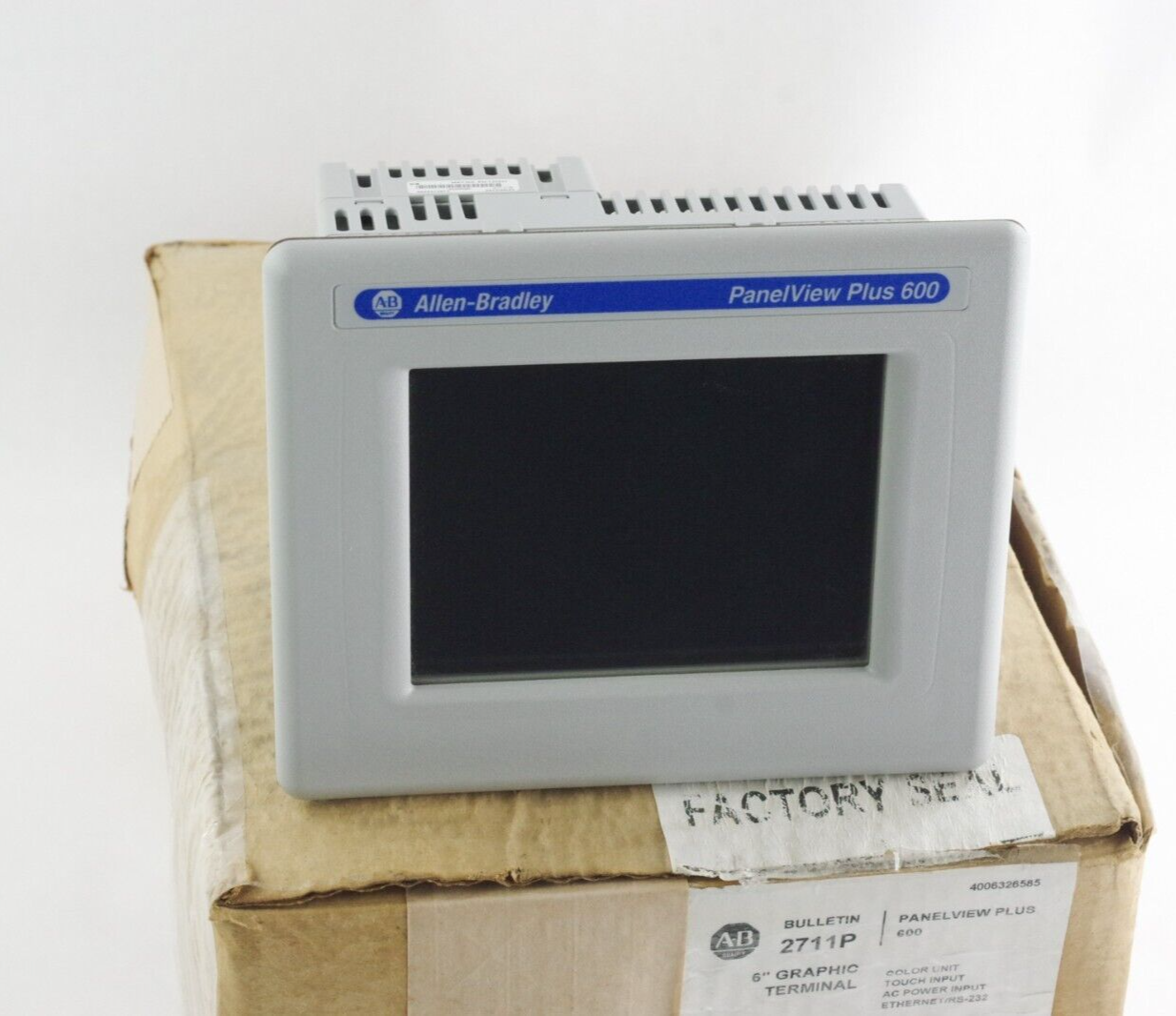 Allen Bradley 2711P-T6C20A8 Ser A Panelview Plus 600 Terminal - Open Box