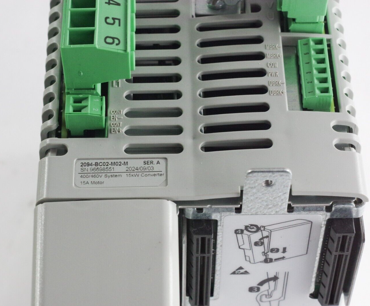 Allen Bradley 2094-BC02-M02-M Ser A Integrated Axis Module 15kW/15A - Installed