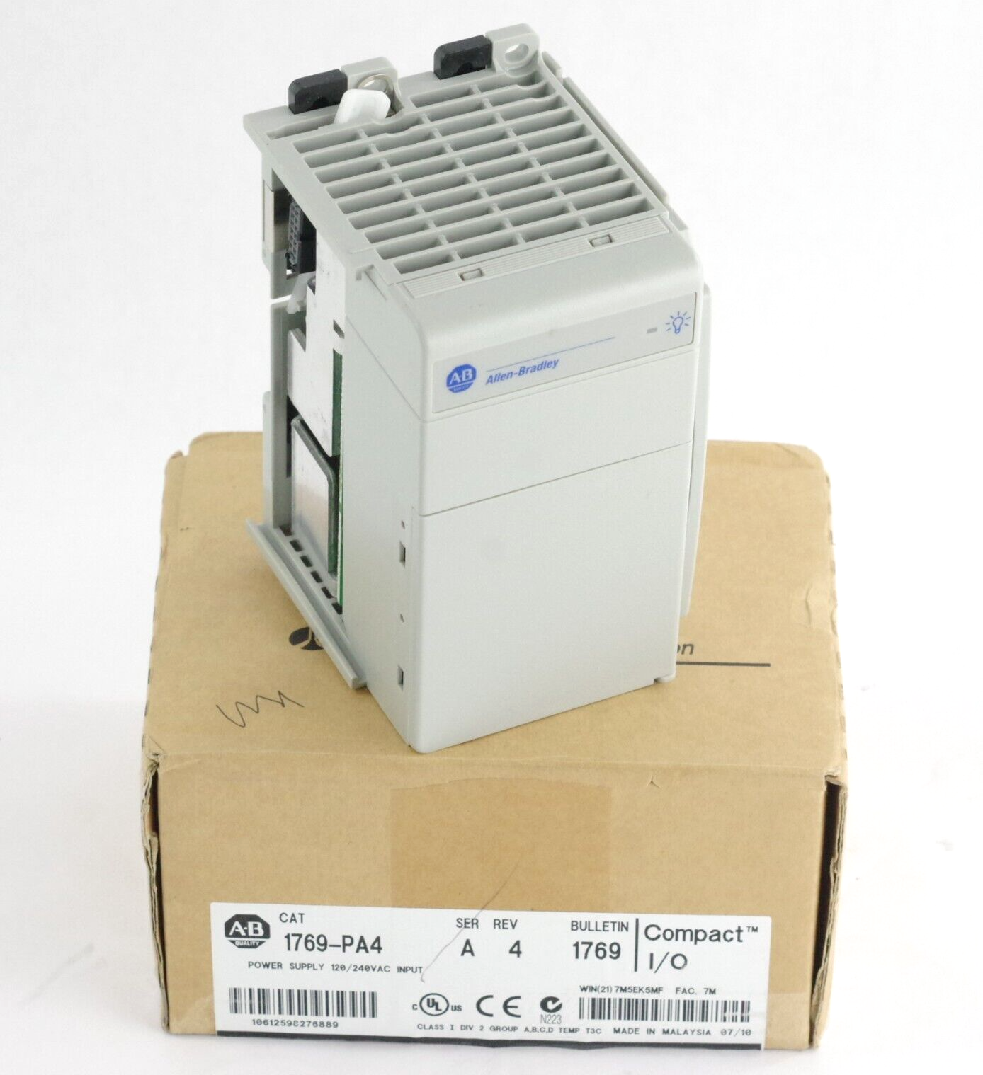 Allen Bradley 1769-PA4 Ser A Rev 4 Compact I/O Power Supply 5-24VDC 4A 1/7A