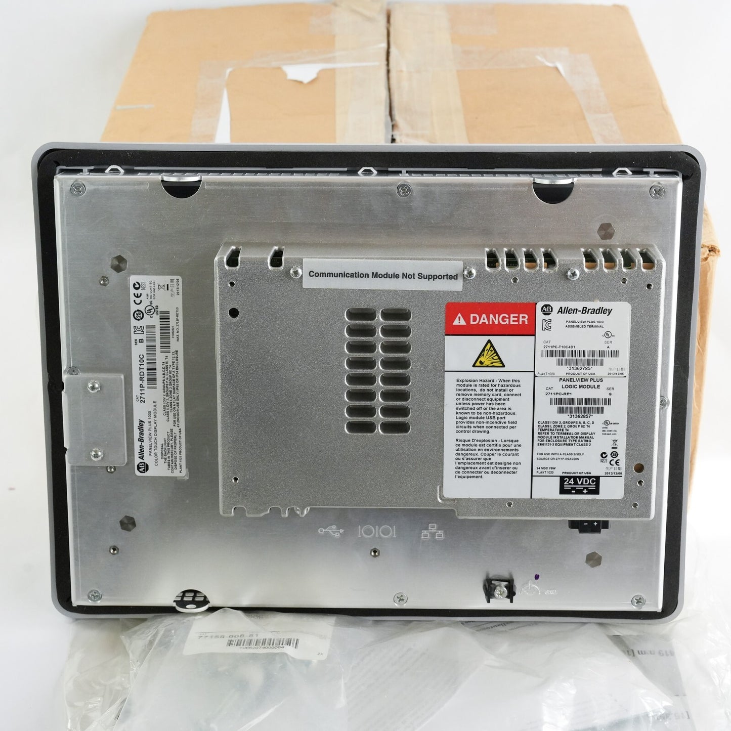 Allen Bradley 2711PC-T10C4D1 A PanelView Plus 1000 2711PC-RP1 /G RDT10C Open Box