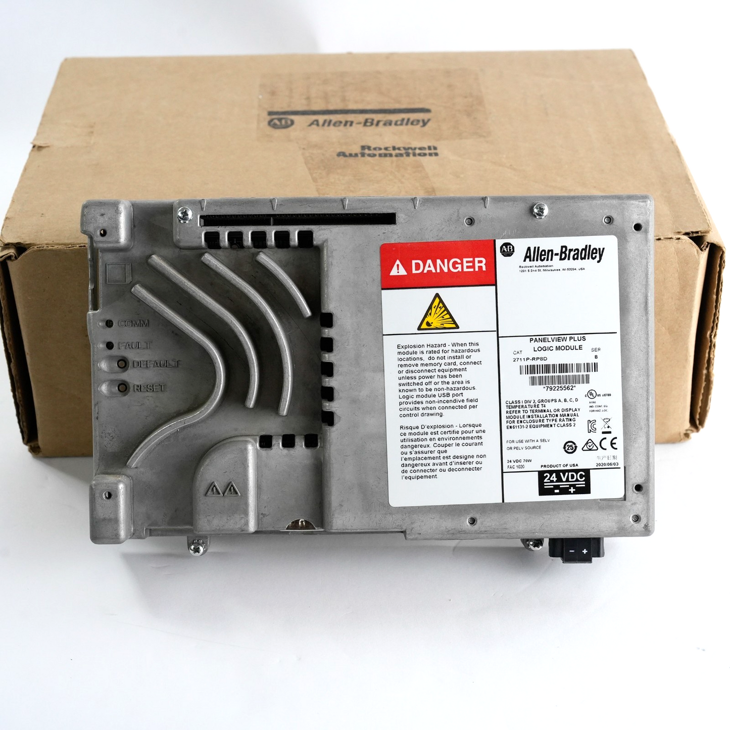 Allen Bradley 2711P-RP8D /B PanelView Plus Logic Module - Original Open Box