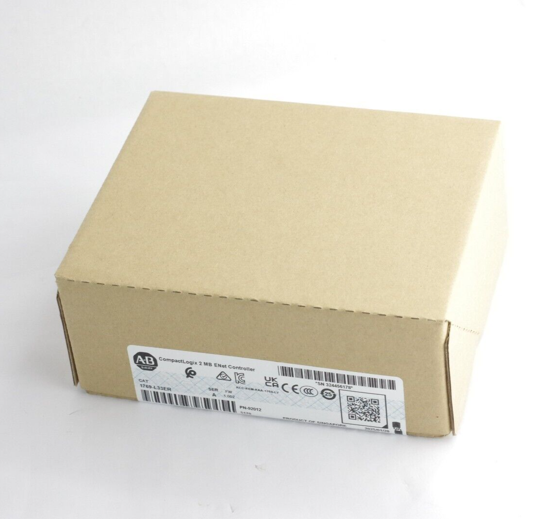 Allen Bradley 1769-L33ER /A CompactLogix 2 MB ENet Controller - Sealed Surplus