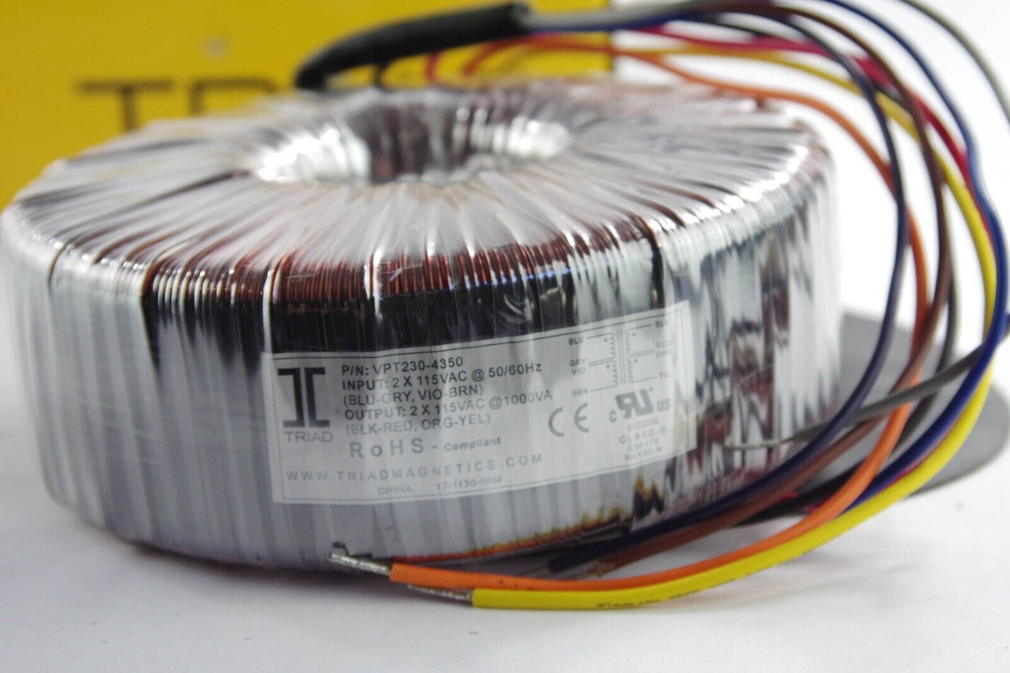 Triad Magnetics VPT230-4350 VPT2304350 Power Transformers 115VAC 50/60Hz 1000VA