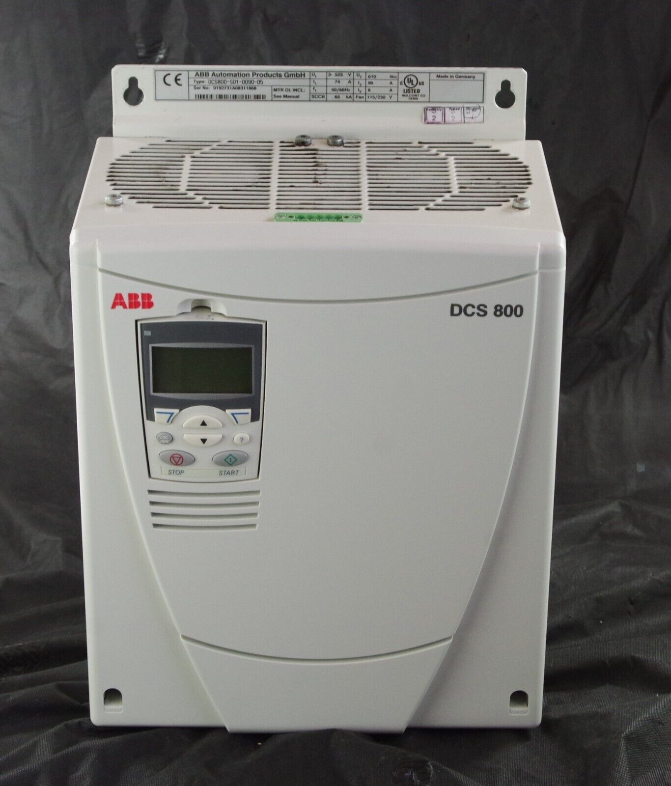 ABB DCS800-S01-0090-05 DCS800 DC Drive 20HP - 40HP@480V 78A + 1 Year Warranty