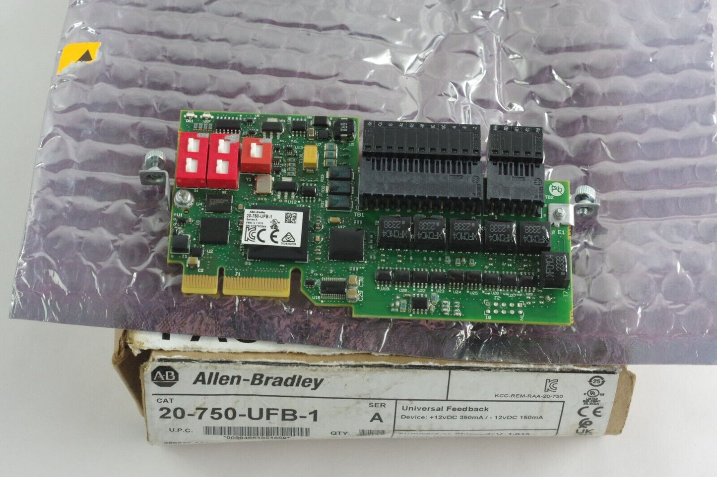 Allen Bradley 20-750-UFB-1 Series A PowerFlex 755 Feedback Module - Open Box
