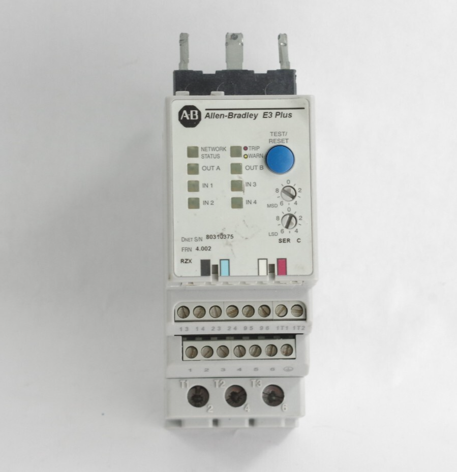 Allen Bradley 193-EC2AD /C E3 Plus Electronic Motor Protection Relay 1-5A