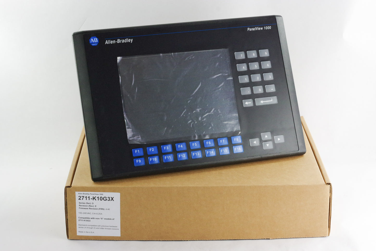 Allen Bradley 2711-K10G3 / 2711-K10G3X Ser D Panelview 1000 - Refurbished
