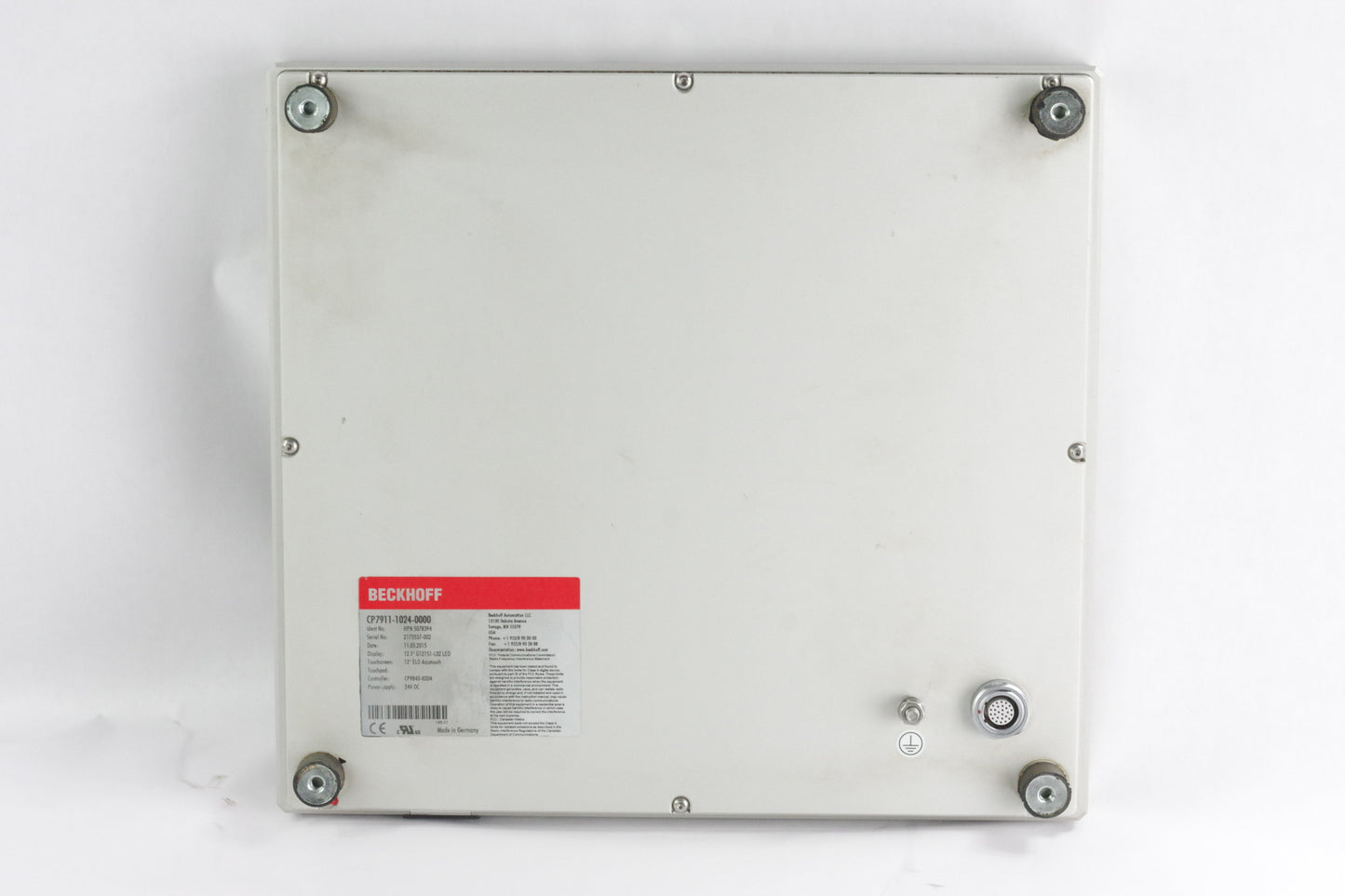 Beckhoff Polaris CP7911-1024-0000 12.1" G12151-L02 HMI Panel / СР791110240000
