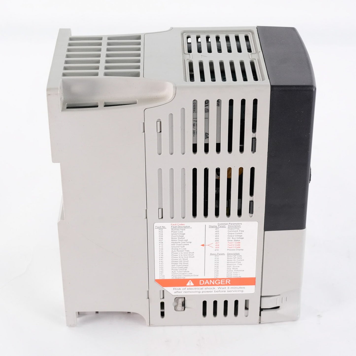 Allen Bradley 22A-V2P3N104 /A PowerFlex 4 AC Drive 0.4kW 0.5HP 22AV2P3N104