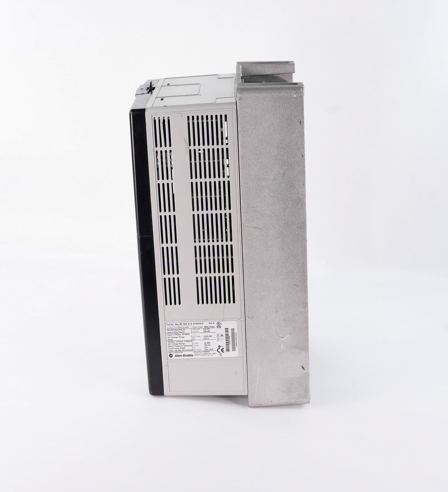 Allen Bradley 20AD034A0AYNANC0 /A PowerFlex 70 AC Drive 480V 3-Phase 25HP