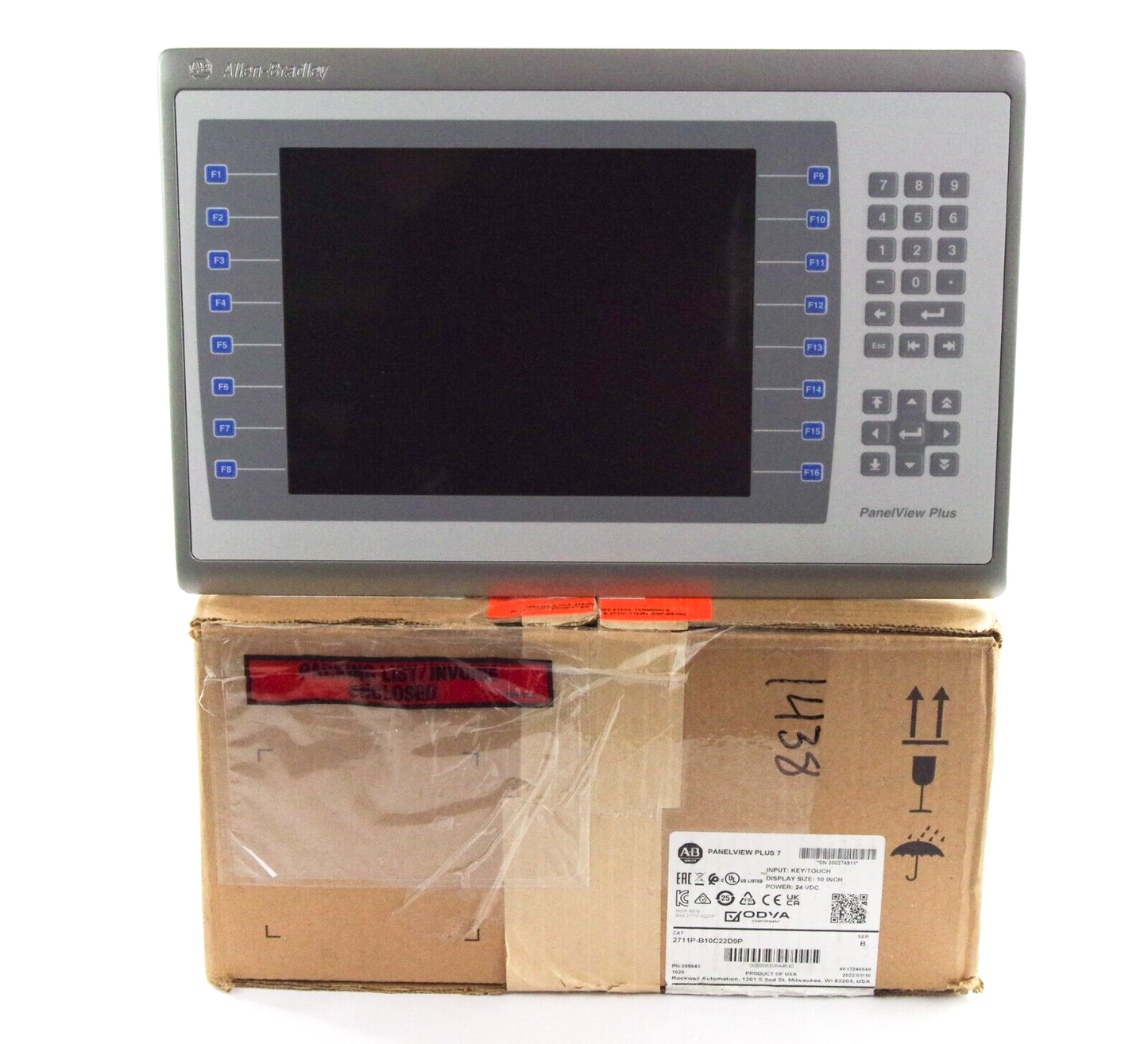 2022 Allen Bradley 2711P-B10C22D9P /B PanelView Plus 7 Series B - Open Box