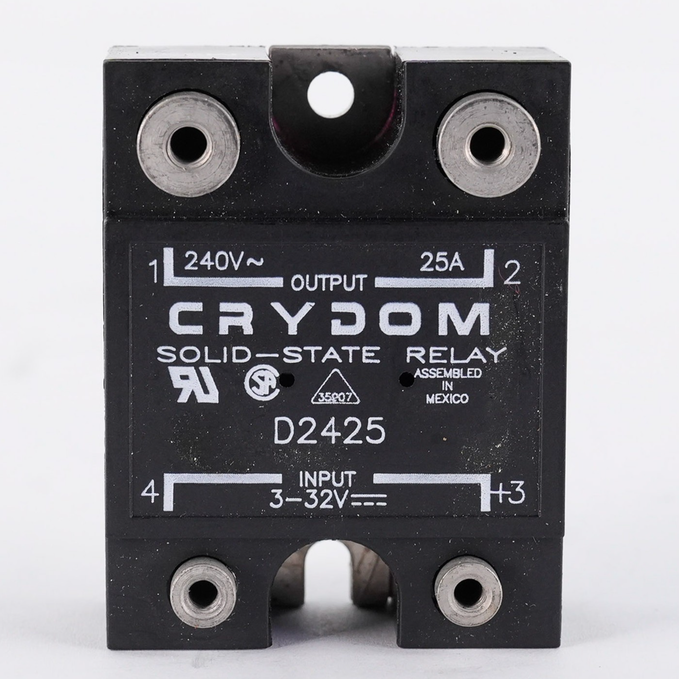 Crydom D2425 Solid State Relay SSR 240V 25A 3-32V Input - Open Box