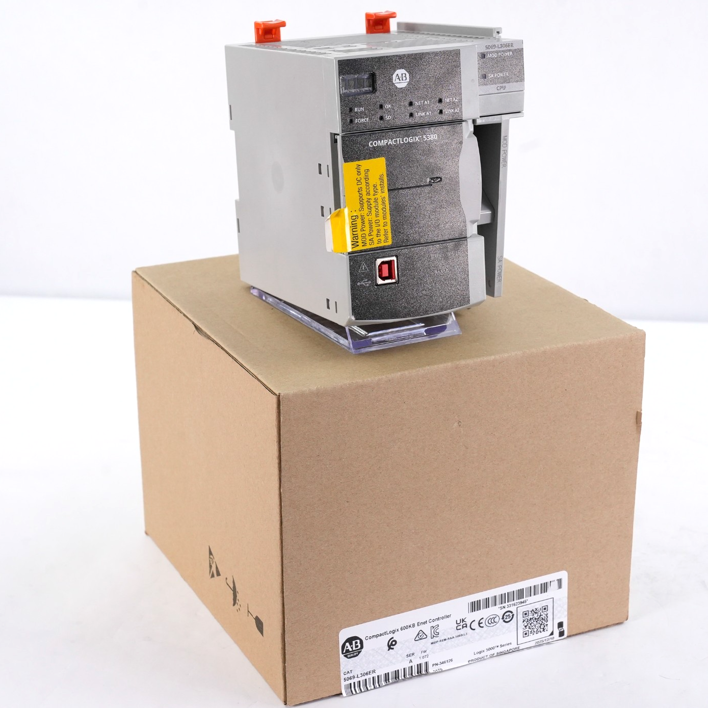 Allen Bradley 5069-L306ER /A CompactLogix 5380 Controller 5069L306ER Refurbished