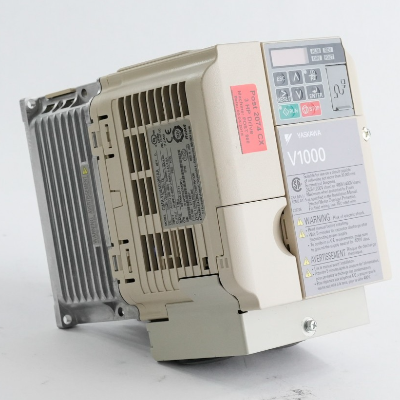 Yaskawa V1000 Series CIMR-VU4A0005FAA Rev D VFD 3PH 380-480V