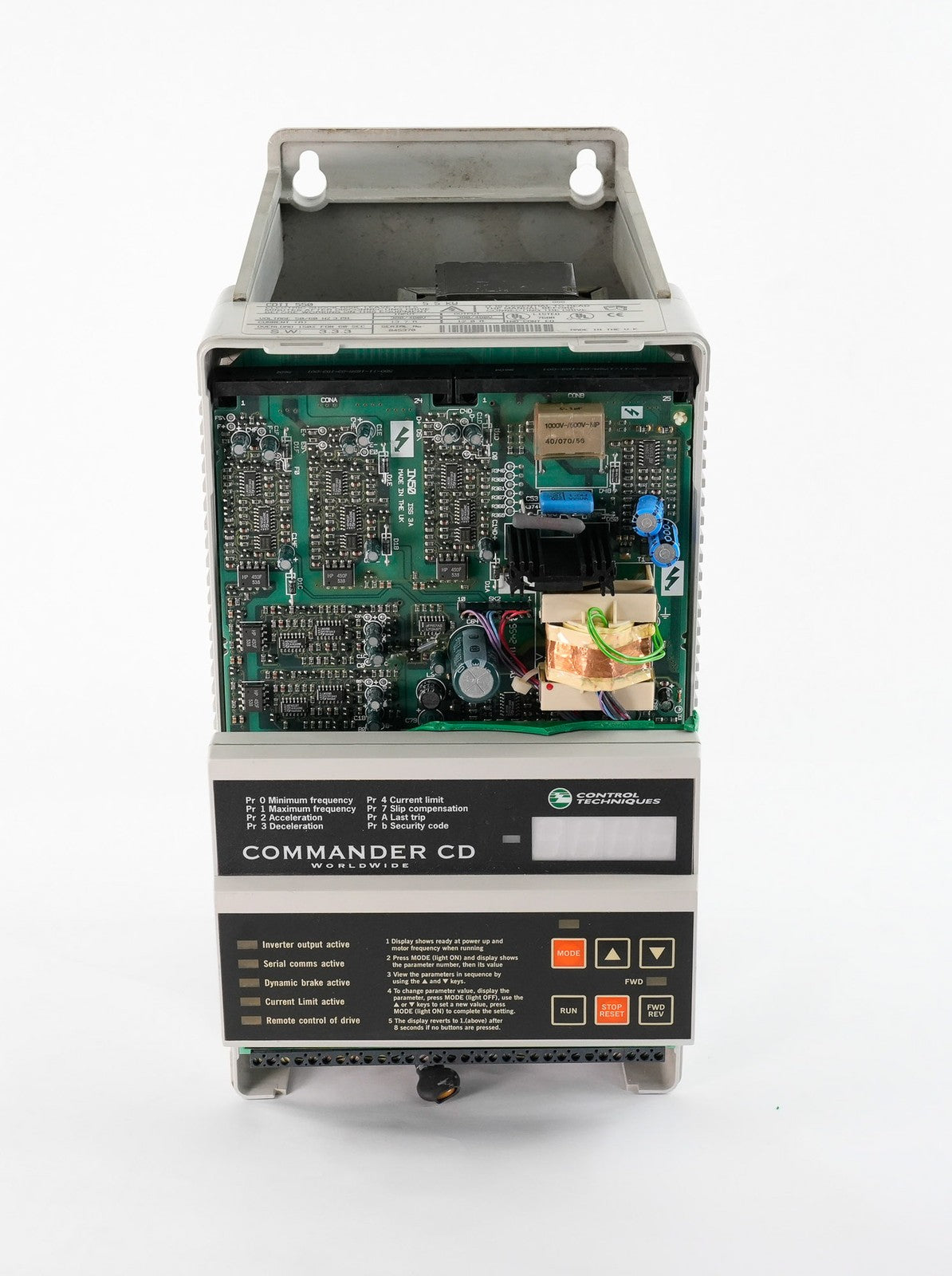 Control Techniques CDII 550 AC Drive 5.5kW 480V 12A CDII550 (No Cover) Works!