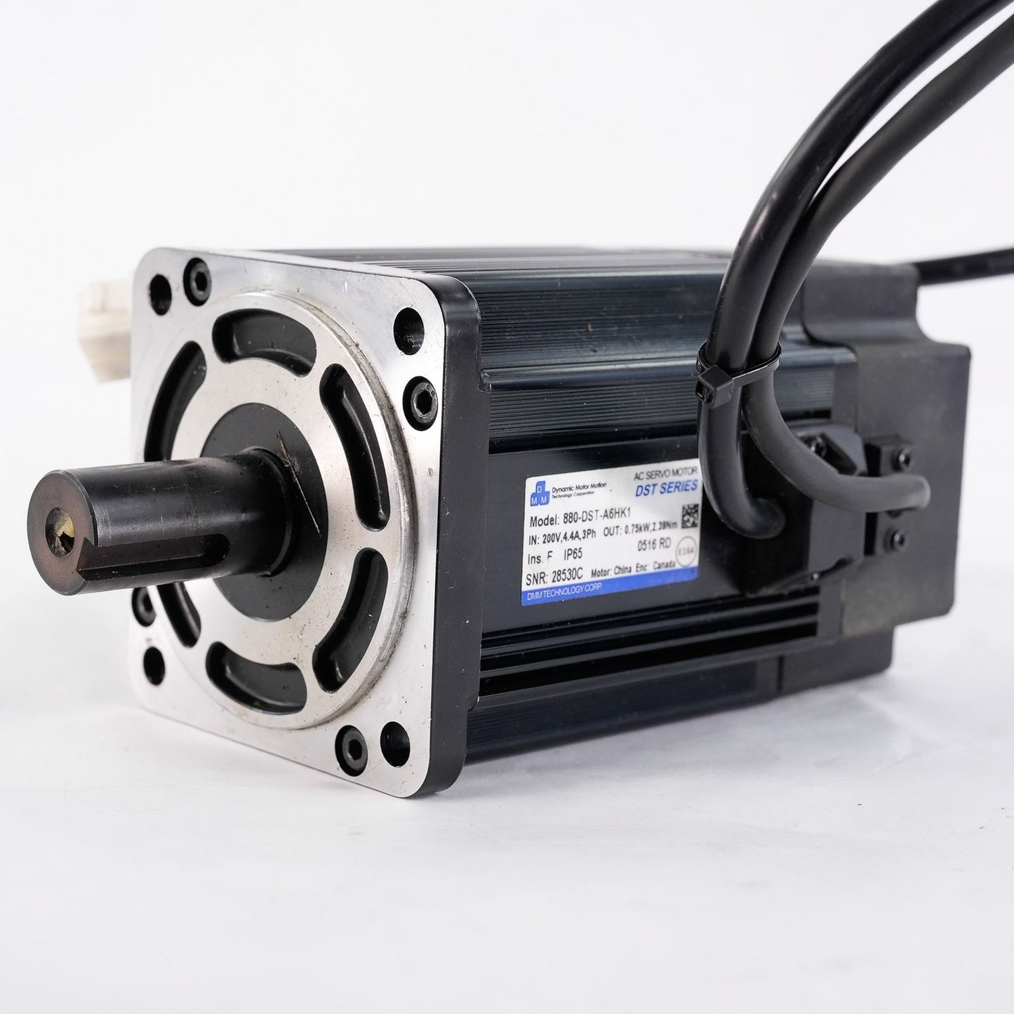 Dynamic Motor Motion 880-DST-A6HK1 AC Servo Motor 200V 0.75kW 880DSTA6HK1