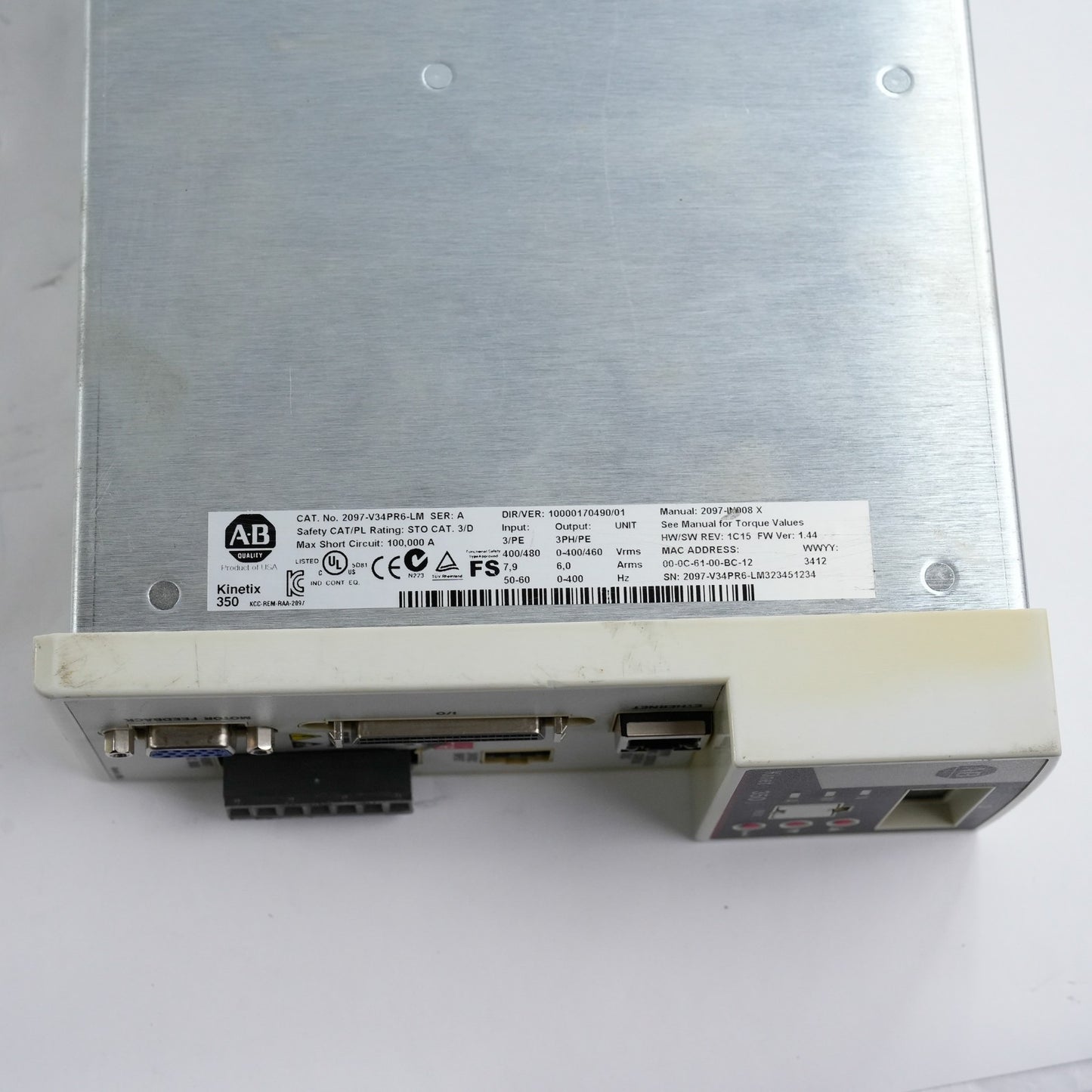 Allen Bradley 2097-V34PR6-LM /A Kinetix 350 Servo Drive 480V + 1 Year Warranty