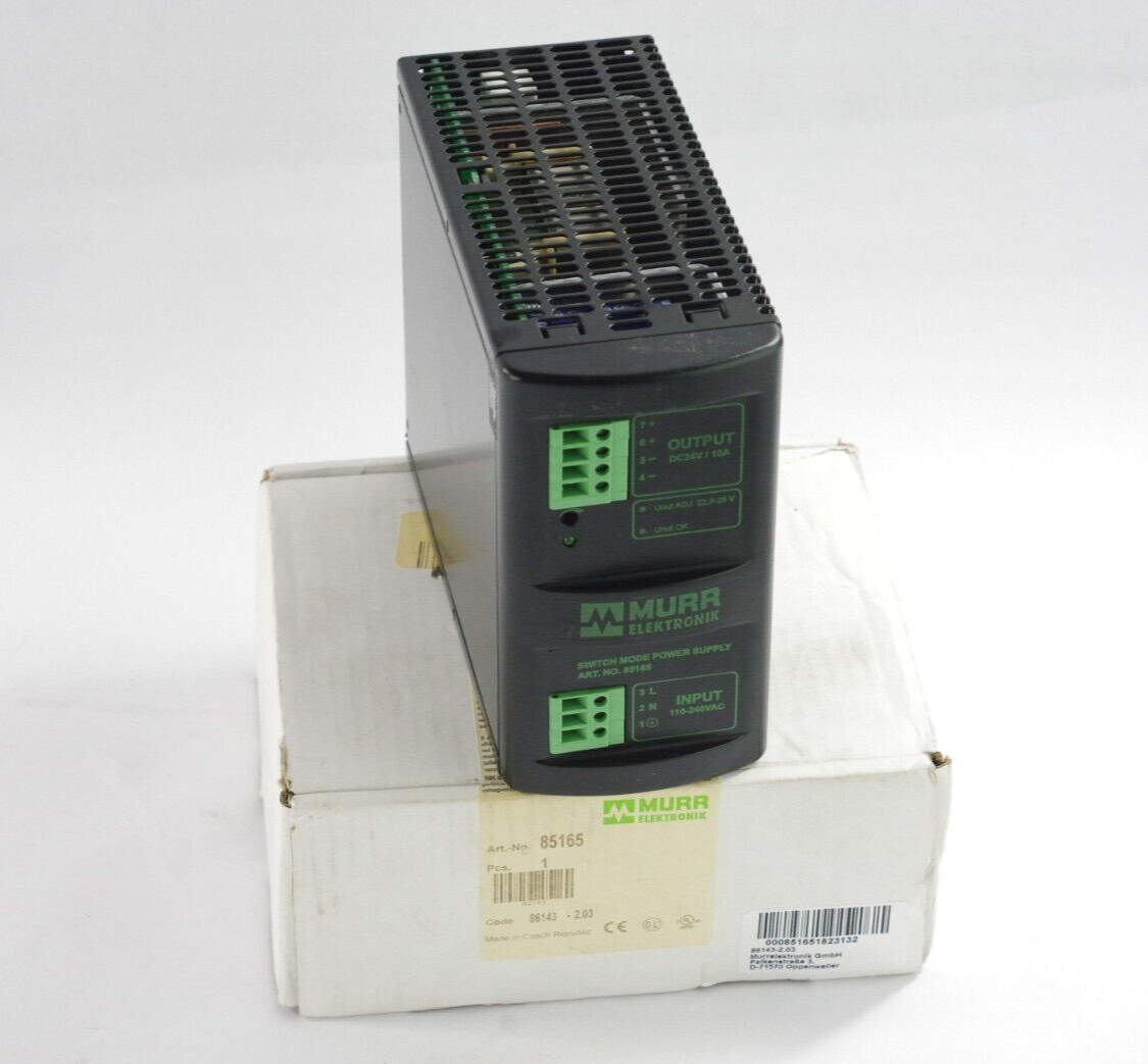 Murr Elektronik MCS-B 1 Phase 10A Switch Mode Power Supply 10-110-240/24