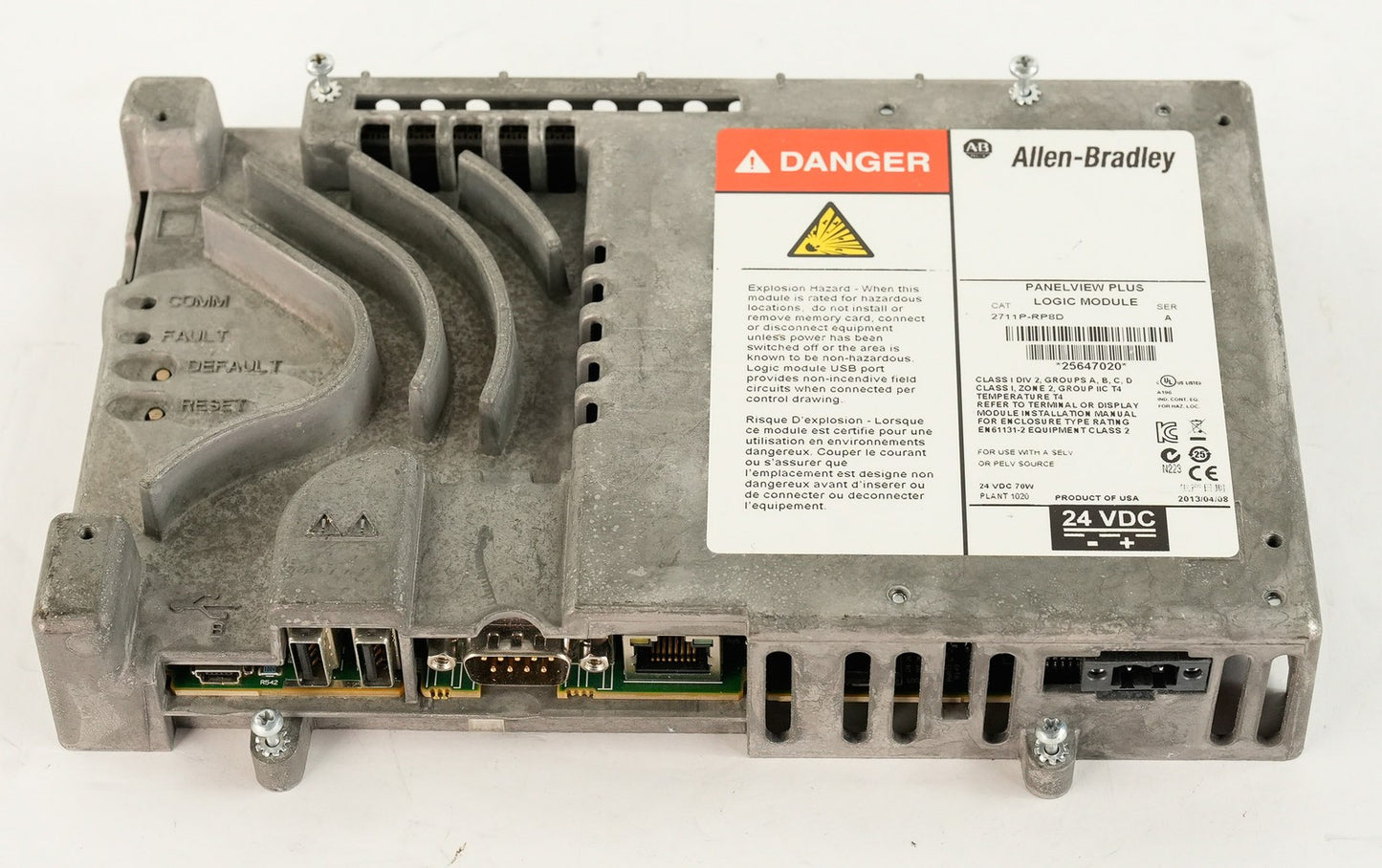 Allen Bradley 2711P-RP8D /A PanelView Plus Logic Module 2711PRP8D