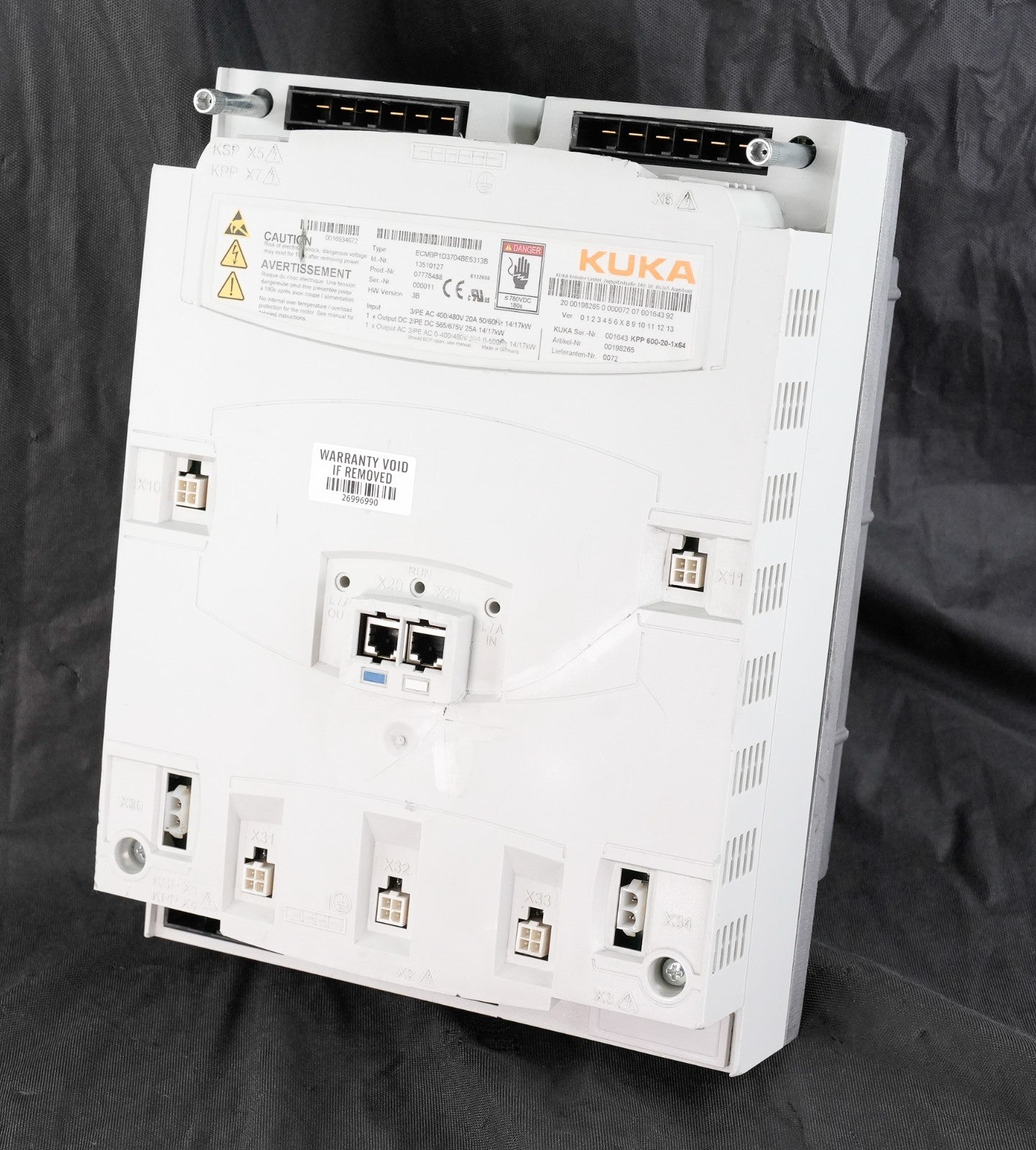 KUKA KPP 600-20-1x64 ECMBP1D3704BE5313A Servo Pack + Warranty