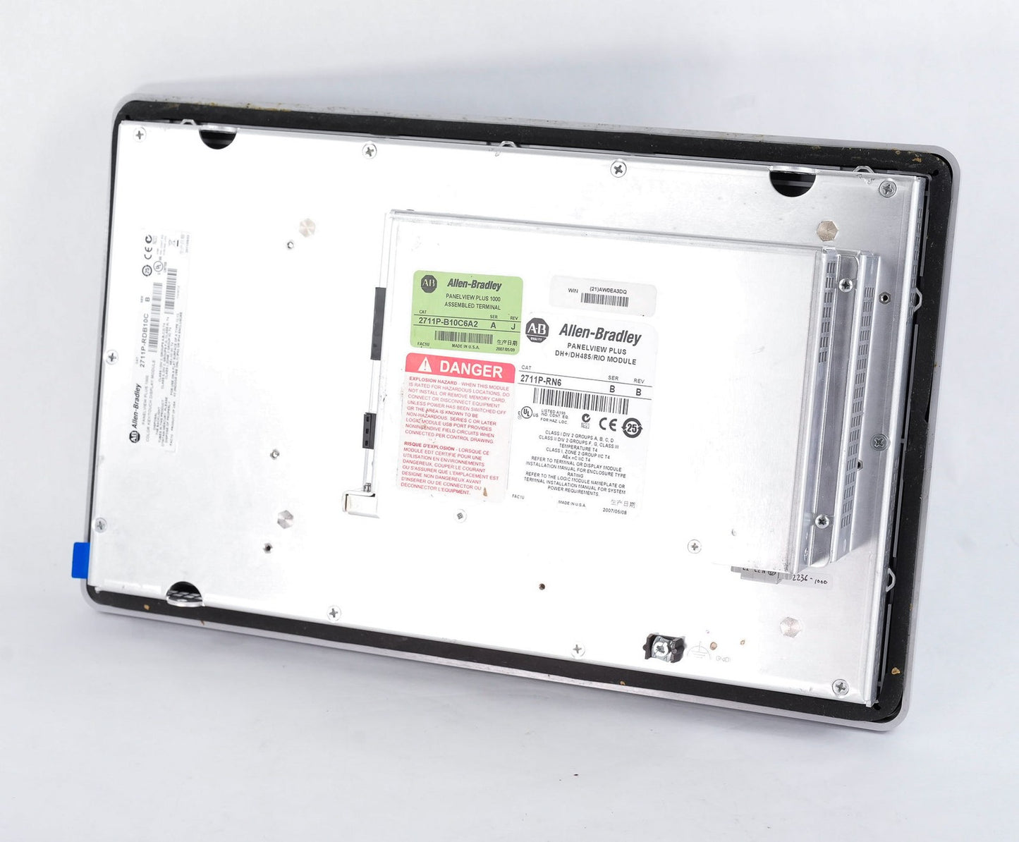 Allen Bradley 2711P-B10C6A2 /A PanelView Plus 1000 Display Terminal 2711p-RDB10C