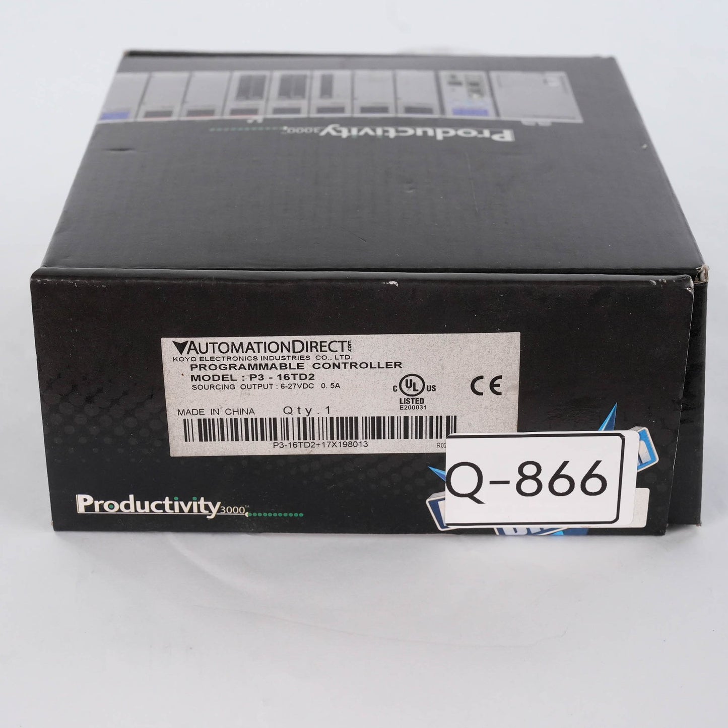 Automation Direct Productivity3000 P3-16TD2 (Missing Wiring Terminal)