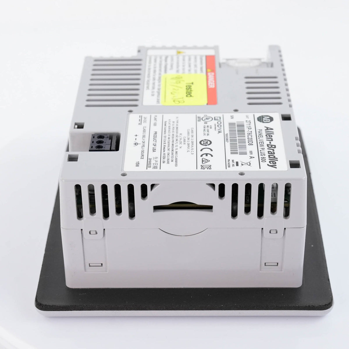 Allen Bradley 2711P-T6C20D8 Ser A PanelView Plus 6 600 Color Touch 24VDC HMI