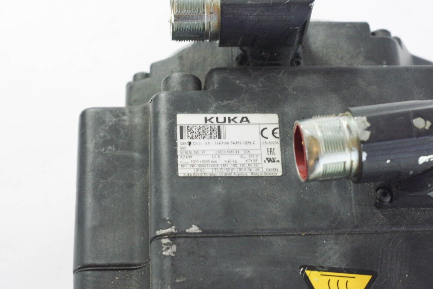 Kuka / SIEMENS 1FK7100-5AZ91-1ZZ9-Z S05 Servo Motor - For Parts / Repair