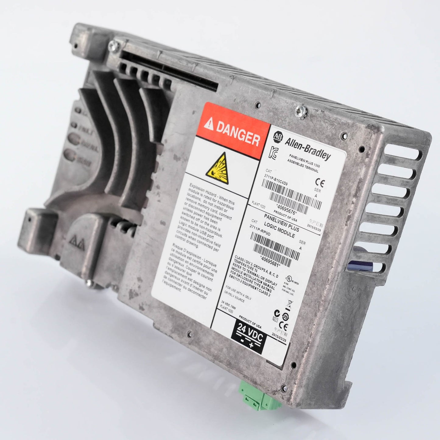 Allen Bradley 2711P-RP9D Ser A PanelView Plus 6 Logic Module DC