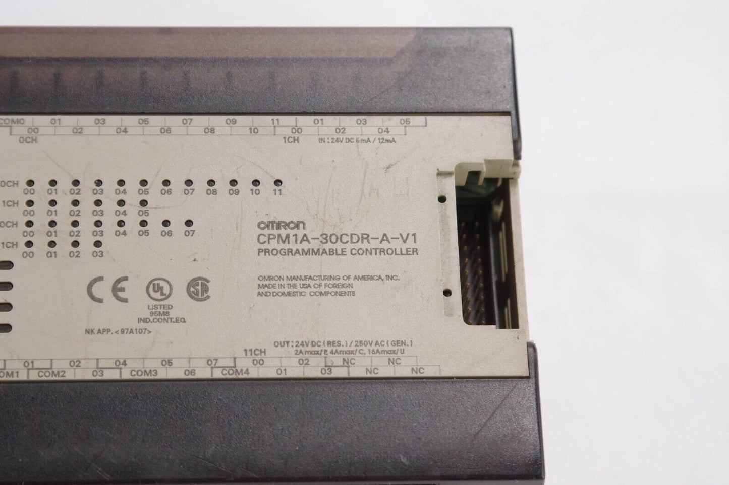 Omron CPM1A-30CDR-A-V1 PROGRAMMABLE CONTROLLER