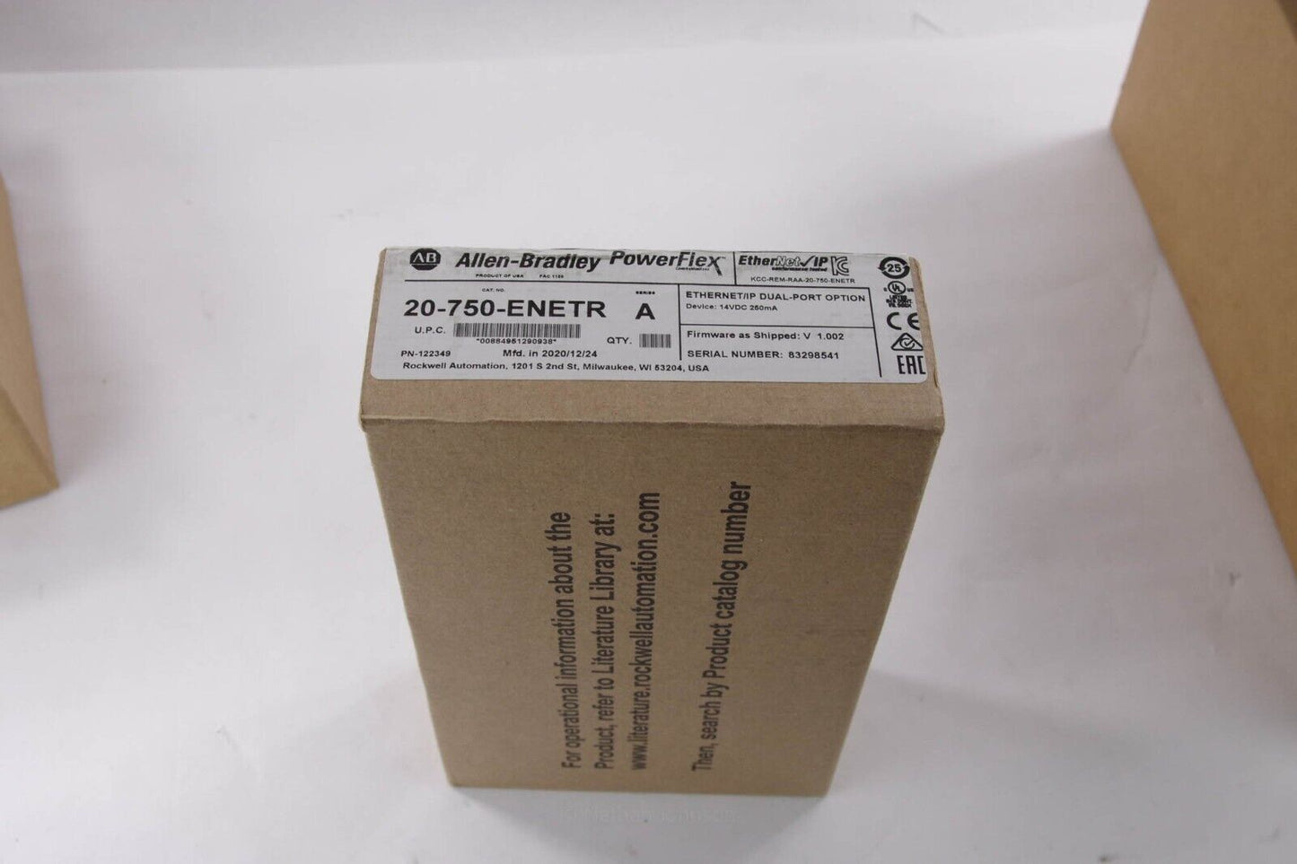 2022 Allen Bradley 20-750-APS Ser B PowerFlex 750 Auxillary Power Supply -Sealed